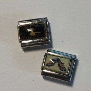 Italian Charms Irish Dancer Set of Two Vintage Y2K